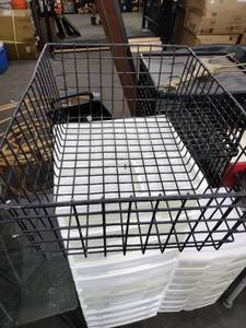 lot 20958 image: Vintage Wire Storage Basket