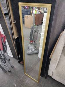 lot 20990 image: full-length rectangular wall mirror