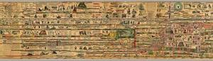 lot 20939 image: Adams Synchronological Chart or Map of History by Sebastian Adams
