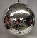 Extra Large Vintage Commercial Over Dance Floor/Theatrical/Disco Mirror Ball - 22in W