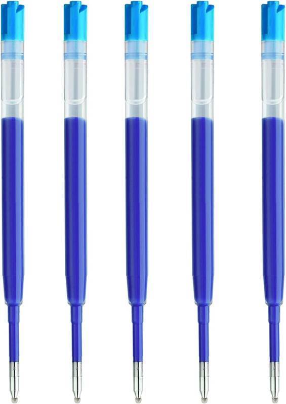lot 1710 image: DunBong G2 Gel Refills 0.5mm Fine Point, 5-Pack - Blue