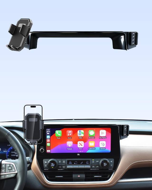 lot 12351 image: PZK Car Phone Mount for Toyota Grand Highlander 2024-2026 12.3-inch