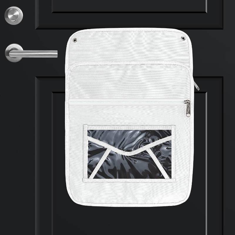 lot 12379 image: Mail Slot Catcher, Front DoorGarage Cover, White, Self-Adhesive, Indoor