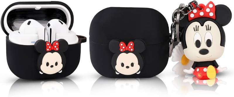 lot 13254 image: Case for Samsung Galaxy Buds 3 & Buds 3 Pro, Cartoon Skin, Carabiner