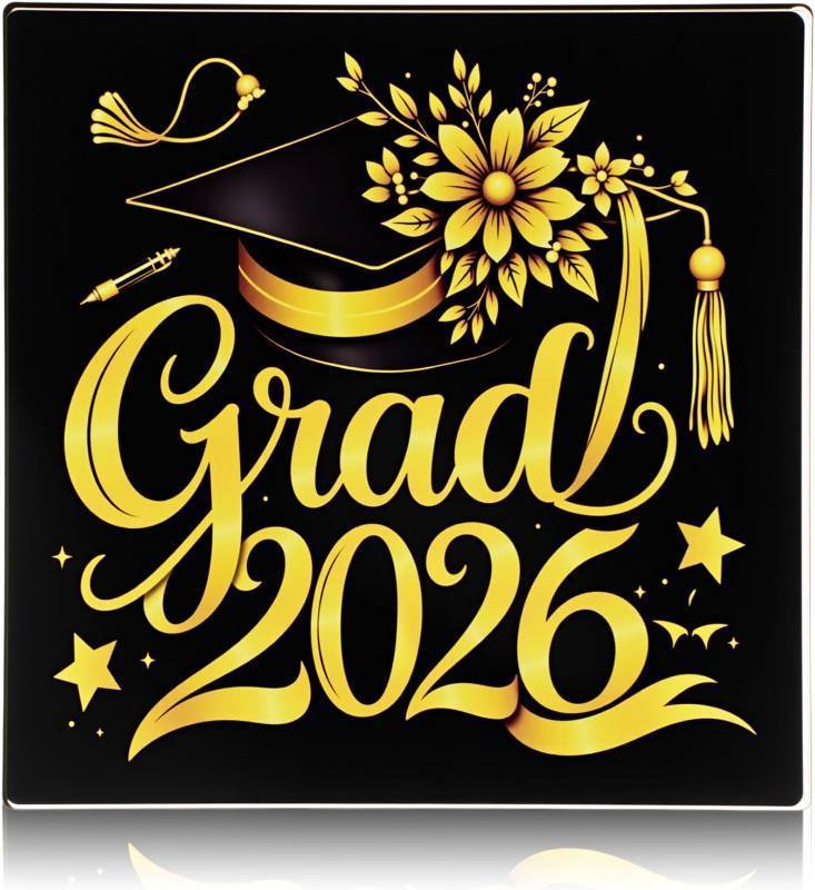 lot 20187 image: Yousoontic Graduation Gift Acrylic Plaque with Quote, Class 2026