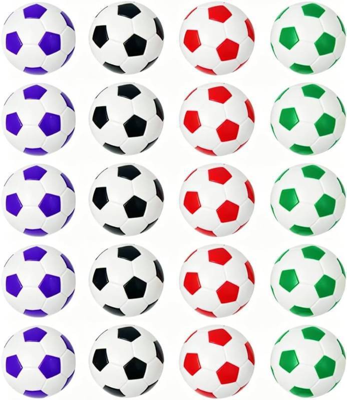 lot 20222 image: Soccer Action Figure Keychain Set - Little Soccer guys no keychains included