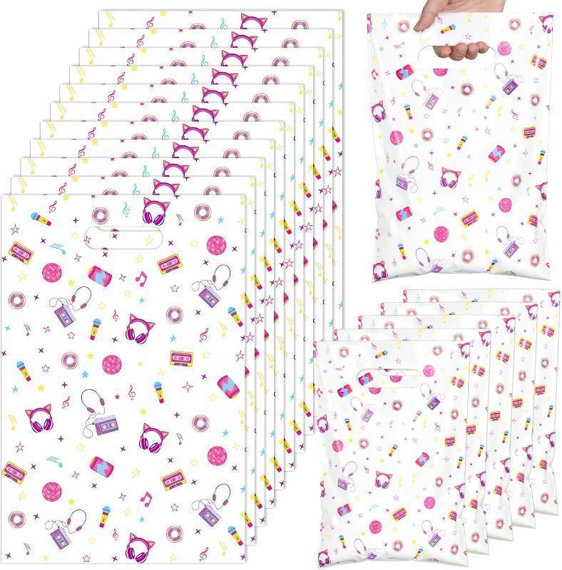 lot 20402 image: 50Pcs Kpop Themed Birthday Favors Bags Gift Bags for Music Theme Parties