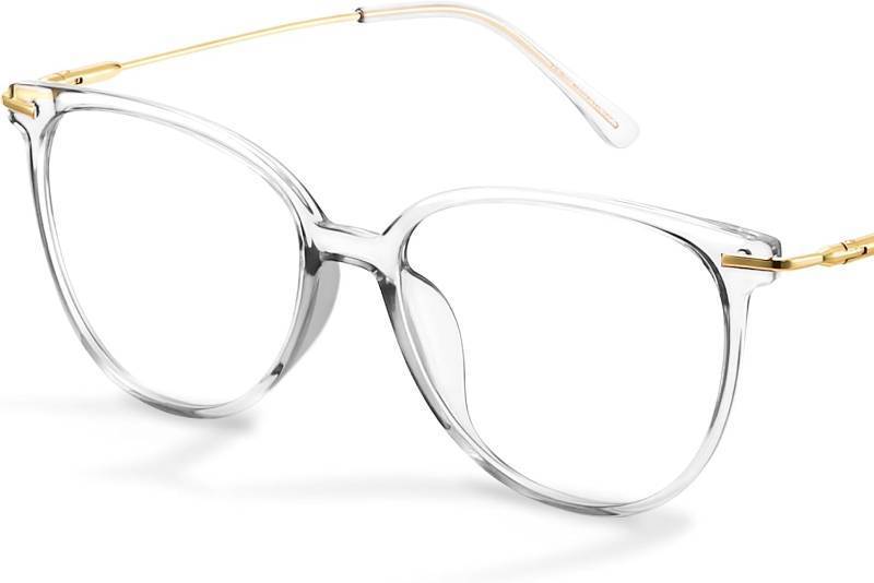 lot 20747 image: Gaoye Round Blue Light Blocking Glasses with UV400 Protection, TR90 Frames