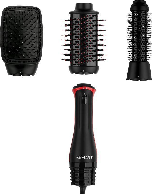 lot 2642 image: REVLON 3-in-1 Multi-Styler Blow Dryer Brush with 3 Attachments Lightly Used