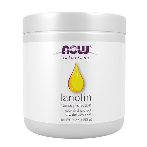 lot 2950 image: NOW Solutions, Lanolin, For Rough Dry Skin, 7 oz