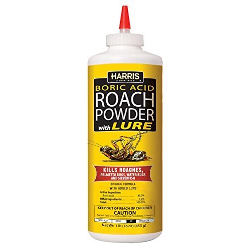 lot 2963 image: HARRIS Boric Acid Roach & Silverfish Killer Powder wLure (16 oz)