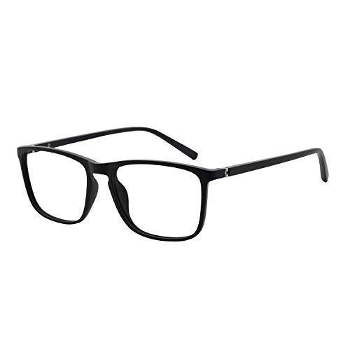 lot 3014 image: OCCI CHIARI Reading Glasses Mens Rectangle Spring Hinge 1.0-3.5 Black