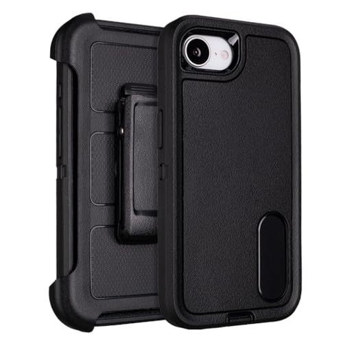 lot 3073 image: for Defender Phone Case iPhone 17e Case with Belt Clip Holster Kickstand