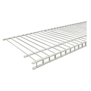 lot 5471 image: ClosetMaid Superslide Steel Linen Shelf for Closet Storage  pack of 9 - Retail $255