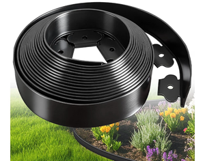 lot 5513 image: Landscape Edging, Garden Edging Border No Dig 2 Tall x 20�� Plastic Edging for Landscaping Border - Easy Install & Cut, Flexible for Flower Beds, Lawn, Yard, Paver - Retail $0
