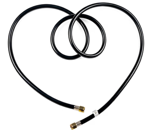 lot 5537 image: 10FT 512 FT Lengths Optional, High Pressure Propane Hose, 38 Female Flare Fittings on Both Ends, for Gas Grills, RVs, Heaters, Fire Pits - Retail $0
