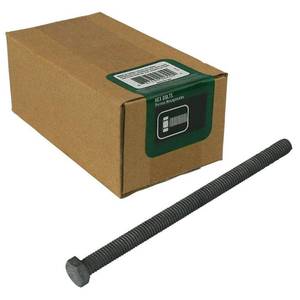 lot 5547 image: 12 in.-13 x 5 in. Galvanized Hex Bolt (15-Pack) - Retail $42