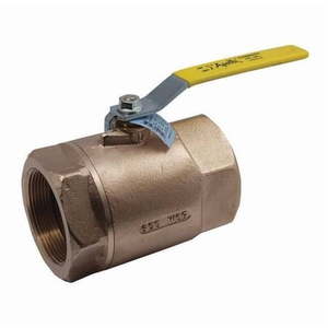 lot 5557 image: Apollo Valves 34  FNPT Bronze Ball Valve Inline 70LF14401 pack of 8 - Retail $500