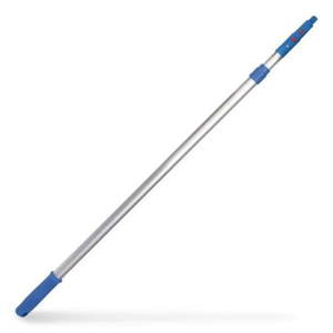 lot 5565 image: Gritt Commercial GCEGRI1066F 3.5-6 ft. Telescopic Aluminum Extension Pole  Blue & Silver - Retail $42