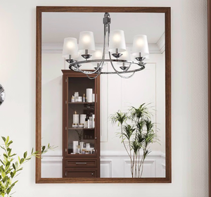 lot 5574 image: WEER Wood Grain Colored Mirror KM-SF2-R10091M - Retail $0