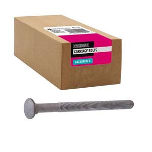 lot 5578 image: 58 in.-11 x 8 in. Galvanized Carriage Bolt (10-Pack) - Retail $63