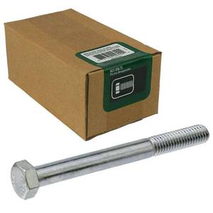 lot 5587 image: 14 in.-20 x 7 in. Zinc Plated Hex Bolt (25-Pack) - Retail $17