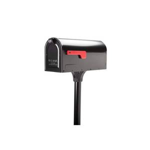lot 5612 image: Architectural Mailboxes 7680B-10 MB1 Mount Mailbox and In-Ground Post Kit  Medi - Retail $198