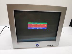 lot 18 image: e-machines CRT Monitor Display Self Test
