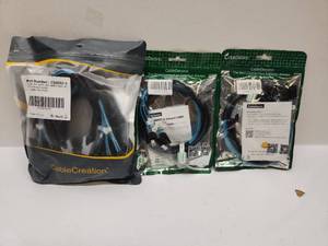 lot 25 image: CableCreation CS0002-5 5-Pack Mini SAS 36Pin Male to 4 SATA 7Pin Female Cable 1m