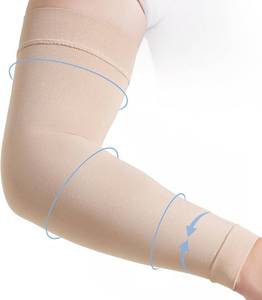 lot 78236 image: Lymphedema Compression Arm Sleeves for Women 15-20 mmHg Full Arm Support for Swelling Relief, Improved Circulation