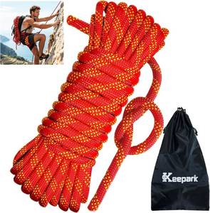 lot 78384 image: Rock Climbing Rope Static Ropes- 10.5mm 12.7mm Dia, 32FT 150FT 200FT 3825lbs-9000lbs Arborist Tree Rope Heavy Duty Rappelling Rope for Adults Climbing Fire Rescue Escape Caving Sailing Swing