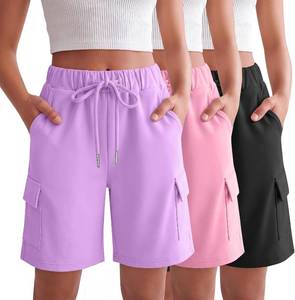lot 78387 image: 3 Pack Girls Cargo Bermuda Shorts SIZE 5-6 YEARS