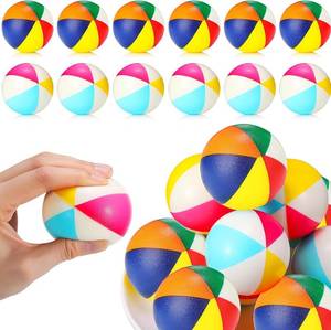 lot 78401 image: Jerify 24 Pcs Mini Beach Stress Balls, 2.5 Inch Rainbow Party Favors