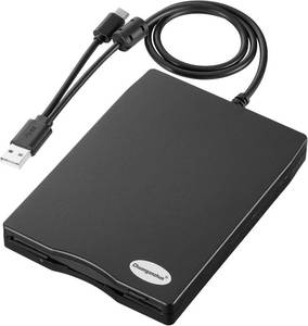 lot 78419 image: Floppy Disk Reader 3.5 inch USB Floppy Disk Drive External 3 12 Floppy disc Reader Portable Floppy Diskette Drive USB C for PC Laptop Notebook Computer with Windows 1110(Frosted Texture, 3.5 Inch)
