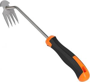 lot 78485 image: Weed Remover Tool,Garden Weed Tool, Portable Garden Weeding Tool for Vegetable Gardening Backyard Farm Planting & Weeding (Rubber Handle)
