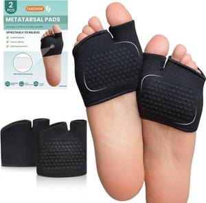 lot 78505 image: Metatarsal Pads - 1 Pair Gel Ball of Foot Cushions, M Size