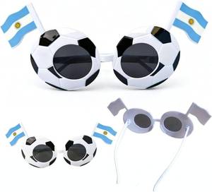 lot 78508 image: World Cup 2026 Decorations Soccer Sunglasses with National Flag for Soccer Fans World Cup Themed Parties