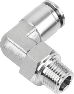 lot 78512 image: 2 Pack Yoebor Stainless Steel 304 Push to Connect 12 OD x 14 NPT Male 90 Degree Elbow Pneumatic Fitting 1pc