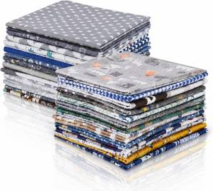 lot 78535 image: Jeffbaubl 30 Pcs Spring Cotton Fabric Bundle Squares, 10 x 10 Inches