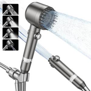 lot 78587 image: JOMST Filtered Shower Head with Handheld High Pressure Shower Head