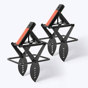 lot 78650 image: Mole Traps that Kill Best, 2 Pack Scissor Mole Trap, Sleek Black Stainless Steel Finish