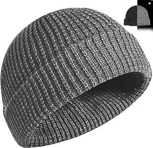lot 78658 image: Reflective Beanie, 2025 New Flex Beanie 2.0 - Unisex, Winter Warm Knitted Hat