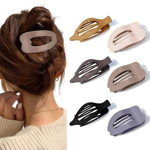 lot 78694 image: ACECHA 6 Pcs Flat Claw Clips for Women Thin Hair, Nonslip for Driving Lying