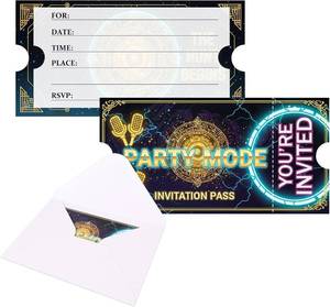 lot 78739 image: 20pcs Kpop Theme Birthday Invitations Cards,Kpop Theme Birthday Decorations