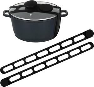 lot 78801 image: 2PCS Silicone Latch Strap for Slow Cooker Lid,Lid Latch for Pots,Universal Lid Latch Strap for Crockpot,Slow Cooker Lid Lock,Reusable Silicone Travel Latch for Pot, Bento Box