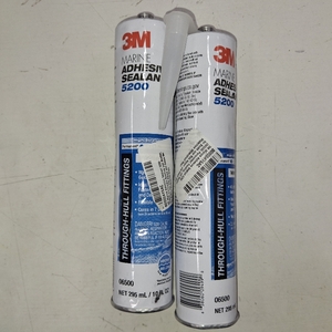 lot 78817 image: 2 Pack 3M Marine Adhesive Sealant 5200, White, 10 fl oz Cartridge with Nozzle