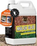 Vollence 166OZ Ready to Use Mulch Glue for Landscaping,Rock Glue No Dilution Needed,Pea Gravel Stabilizer & Bark, Strong Binder Stone Adhesive Lock