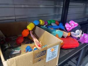lot 71 image: Mixed Lot Childrens Toys Balls Figures Playsets Bulk
