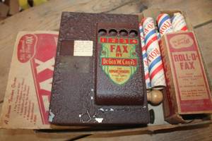 lot 3787 image: Antique Fax by Dr. Geo. W. Crane Game wreels
