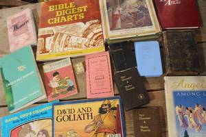 lot 3788 image: Antique Bibles and More